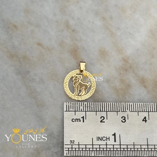 آویز طلا ماه تولد فروردین 1.5cm